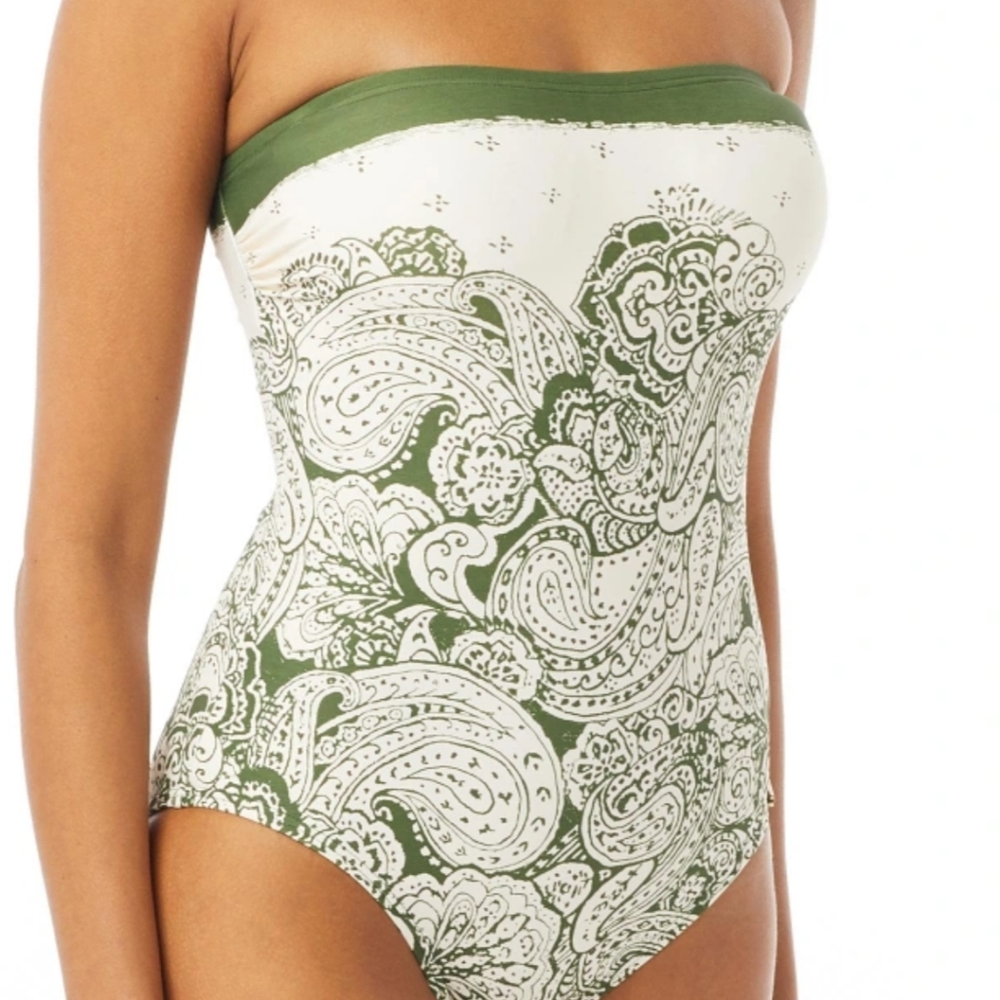Vince Camuto Lace Back Bandeau One Piece-NWT